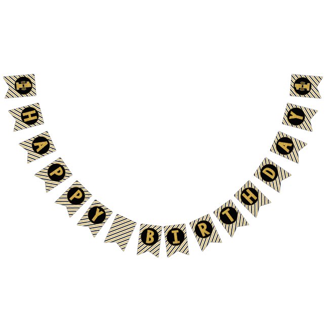 Mr. ONEderful Happy Birthday Bunting Banner (All)