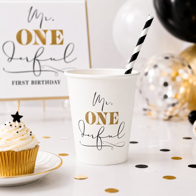 Mr. Onederful Paper Cups (Mr. Onederful Paper Cups)