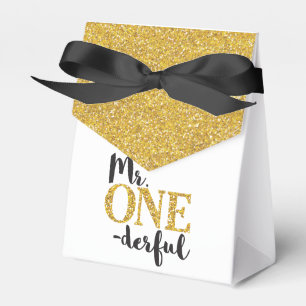 Mr. ONEderful Tent Favor Box