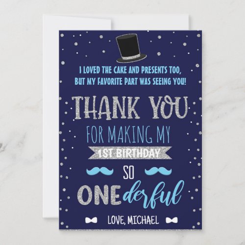 Mr Onederful Thank you card 20_15