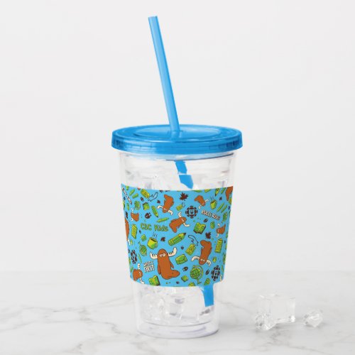 Mr Orlando Pattern Acrylic Tumbler