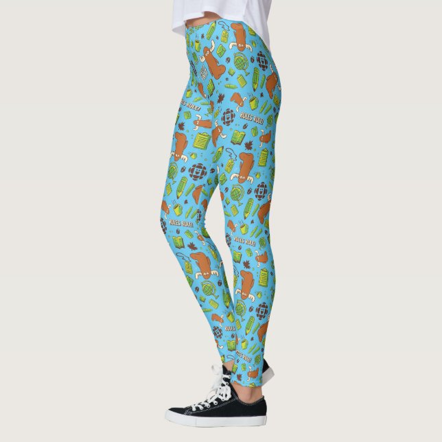 Mr. Orlando Pattern Adult Leggings (Left)