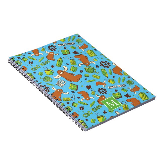 Mr. Orlando Pattern Monogram Notebook (Right Side)