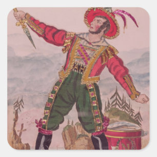 Mr. Osbaldiston as Andreas Hofer Square Sticker