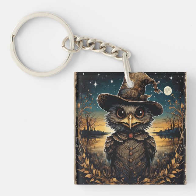 Mr Owl Keychain (Front)