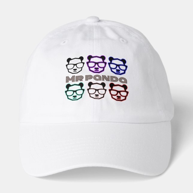 Mr Panda Simple & Elegant Panda Design Hat (Front)