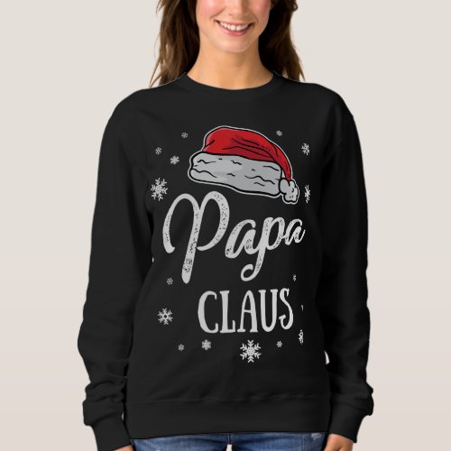 Mr Papa Santa Claus Christmas Dad Matching Family Sweatshirt