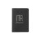 "Mr" Passport Holder, Black Faux Textured