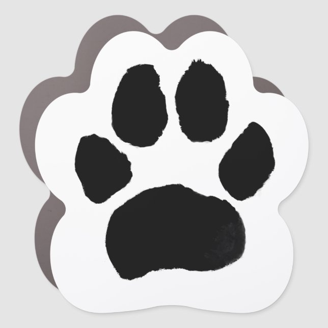 Mr. Paws Car Magnet (Front)