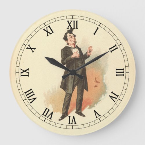 Mr Pecksniff by Kyd _ Dickens Martin Chuzzlewit Large Clock