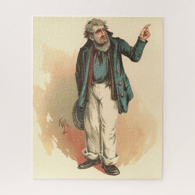 Mr. Peggotty by Kyd - Dickens' David Copperfield Jigsaw Puzzle (Vertical)
