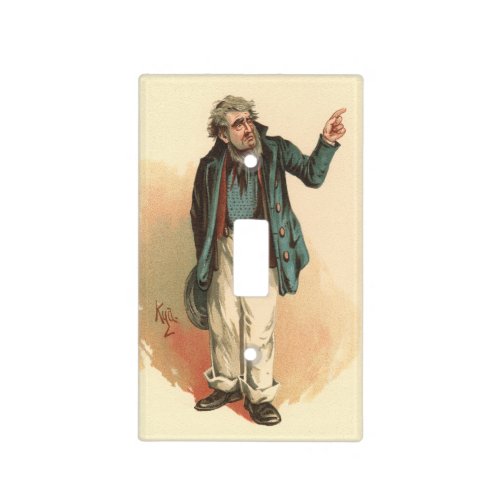 Mr Peggotty by Kyd _ Dickens David Copperfield Light Switch Cover