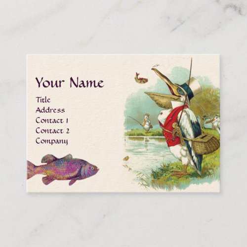 MR PELICAN FISHING BUSINESS CARD