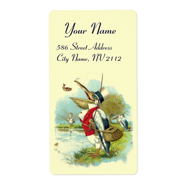 MR PELICAN FISHING,Cream Label (Front)