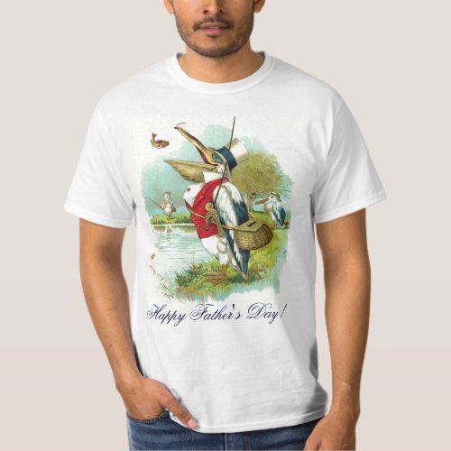 MR PELICAN FISHING  FATHERS DAY T_Shirt