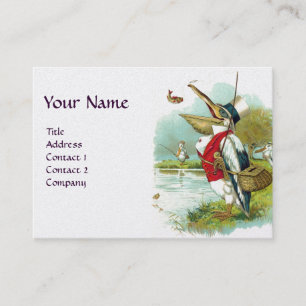 MR PELICAN FISHING, White Pearl Business Card
