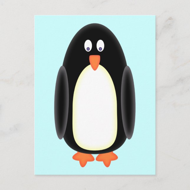 Mr Penguin Postcard (Front)