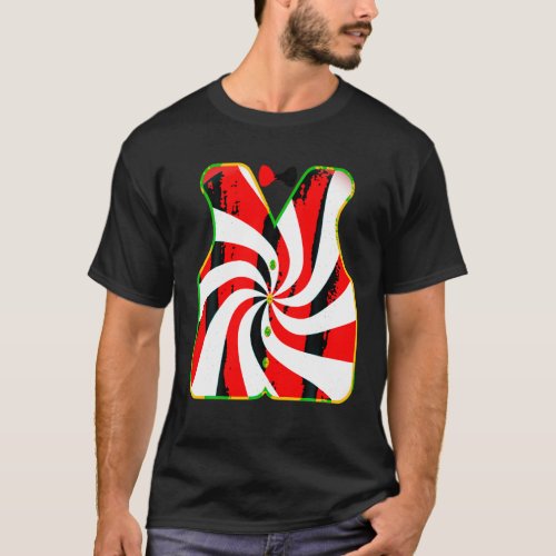 Mr Peppermint Costume T Shirt Funny Candy Cane Ves