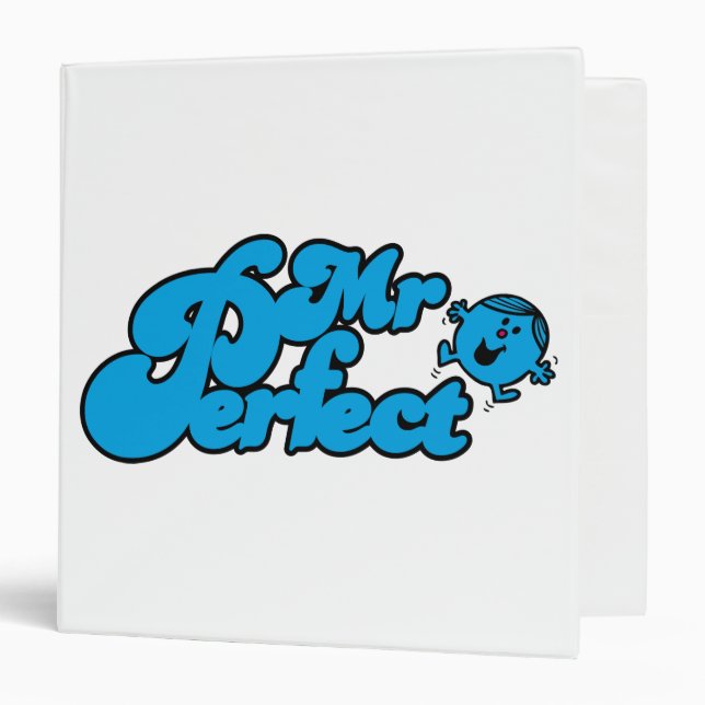 Mr. Perfect | Large Blue Letters Binder (Front/Inside)