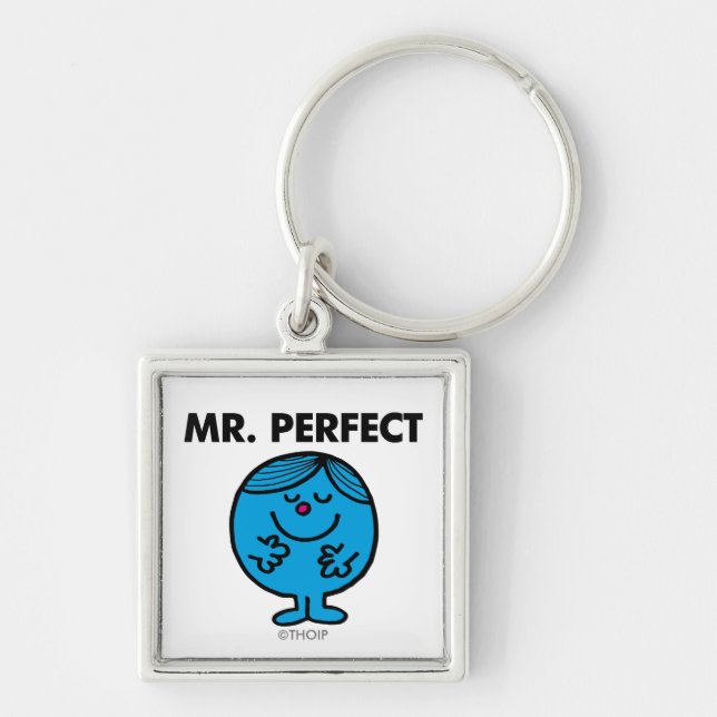 Mr. Perfect | Quietly Content Keychain (Front)