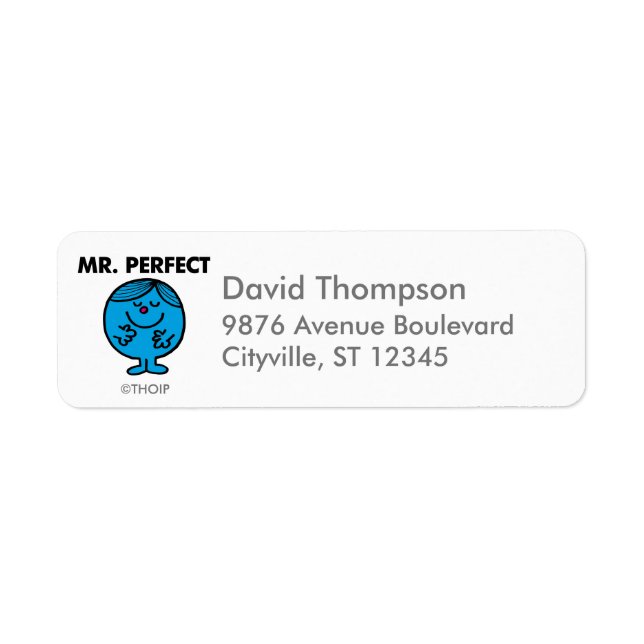 Mr. Perfect | Quietly Content Label (Front)