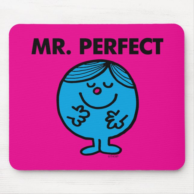 Mr. Perfect | Quietly Content Mouse Pad (Front)
