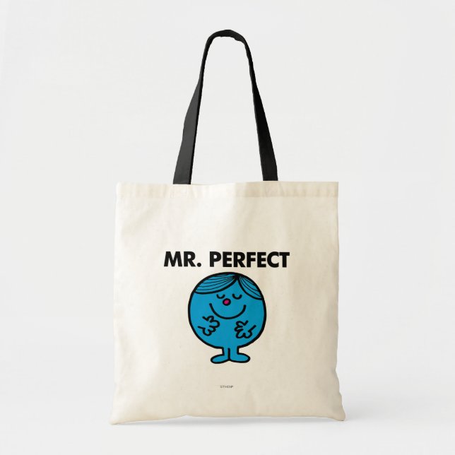 Mr. Perfect | Quietly Content Tote Bag (Front)