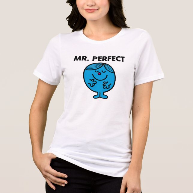 Mr. Perfect | Quietly Content Tri-Blend Shirt (Front)