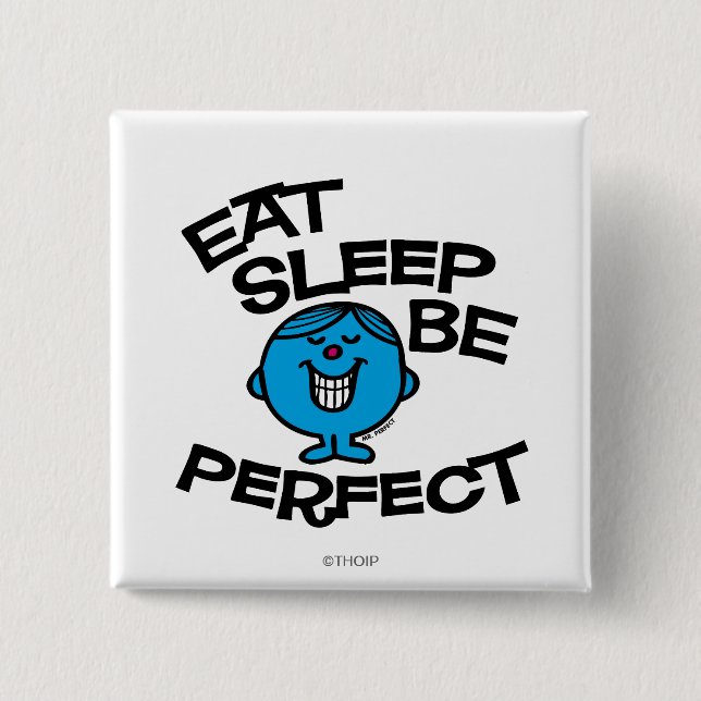 Mr. Perfect's Plan For Life Button (Front)