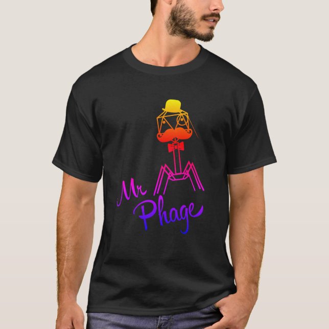 Mr. Phage Vintage virus T-Shirt (Front)