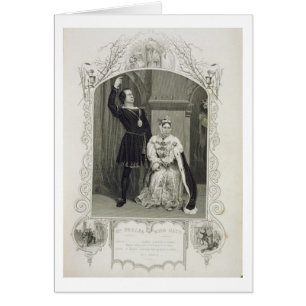 Mr Phelps as Hamlet and Miss Glyn as Queen Gertrud Cards