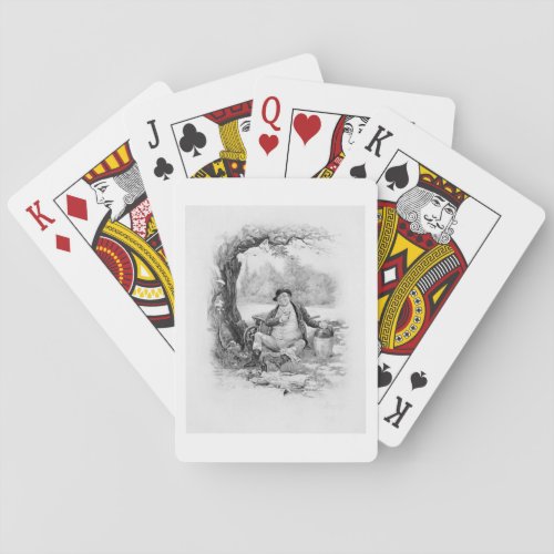 Mr Pickwick from Charles Dickens A Gossip about Poker Cards