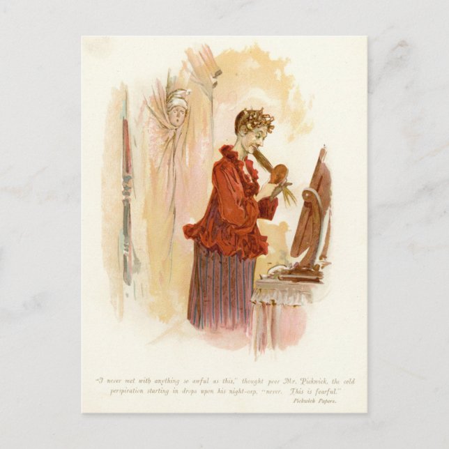 Mr Pickwick from Pickwick Papers Postcard (Front)