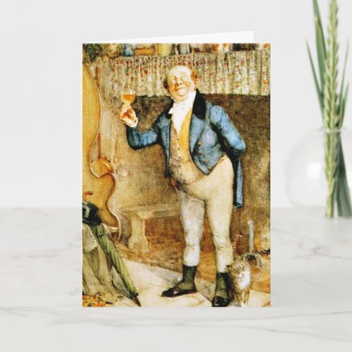 Mr Pickwick proposes a toast by Frank Reynolds Holiday Card
