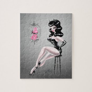 Mr.pinky's Punishment Jigsaw Puzzle by FluffShop at Zazzle