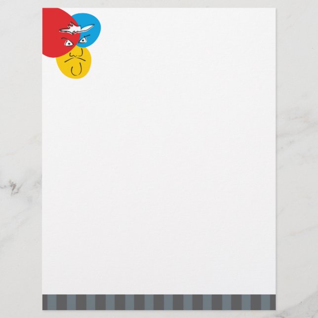 Mr.Pique stationery (Front)