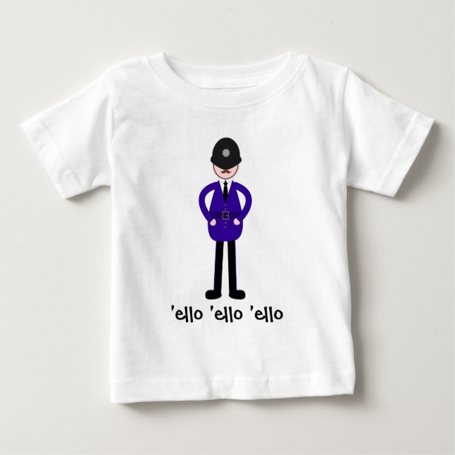Mr Plod The Policeman Baby T-Shirt (Front)