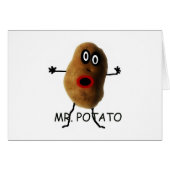 Mr Potato Cartoon (Front Horizontal)