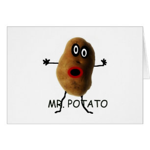 Mr Potato Cartoon Cards