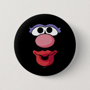 Mr. Potato Head Halloween Mrs. Potato Head Big Fac Button