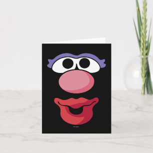 Mr. Potato Head Halloween Mrs. Potato Head Big Fac Card