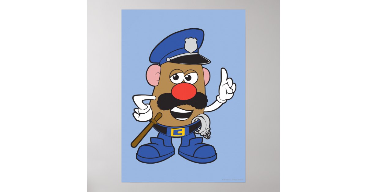 Mr Potato Head Policeman Poster 
