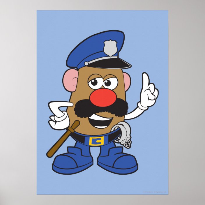Mr Potato Head Policeman Poster 
