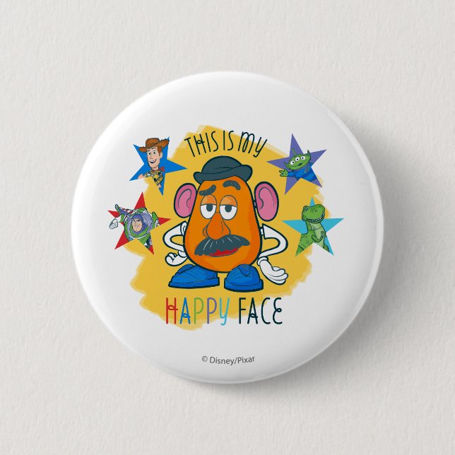 Mr. Potato Head | This is my Happy Face Button (Front)