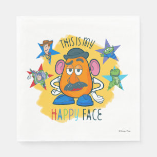Mr. Potato Head This is my Happy Face Napkins