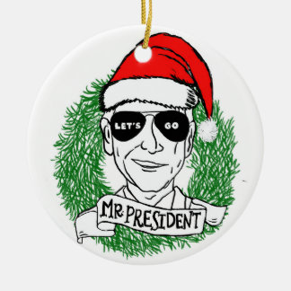 Mr. President Ceramic Ornament