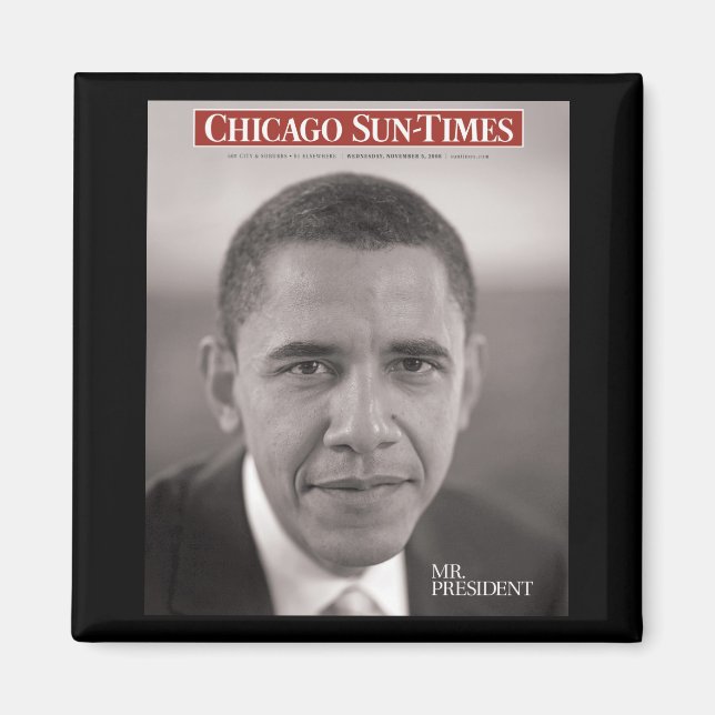 Mr President Obama Magnet (Front)