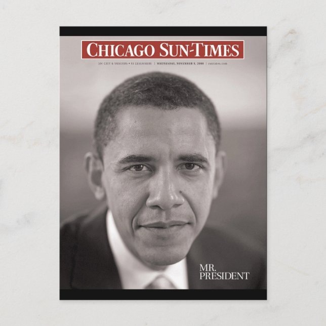 Mr. President Obama Postcard (Front)