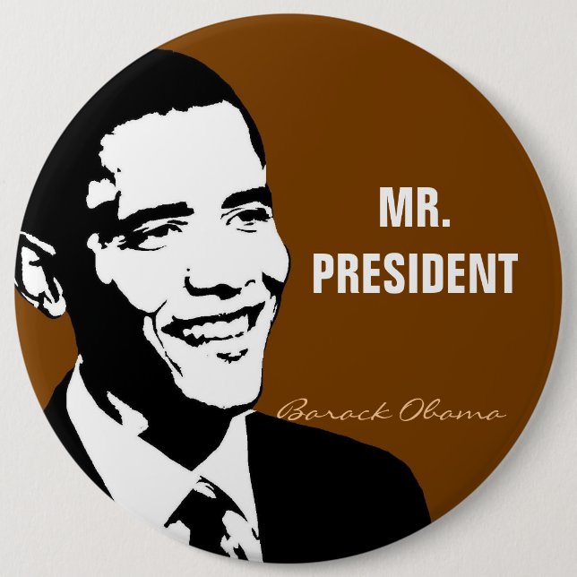 MR.PRESIDENT PINBACK BUTTON (Front)
