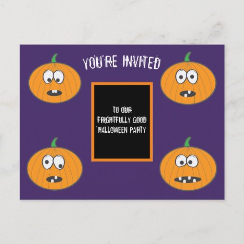 Mr Pun Halloween Invite Card